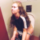 A pretty, Italian girl takes an explosive, splattering shit while sitting on a toilet in a public restroom. She stands up to reveal a very messy bowl that she ends up cleaning with a toilet brush. Presented in 720P HD. 114MB, MP4 file. Over 6 minutes.